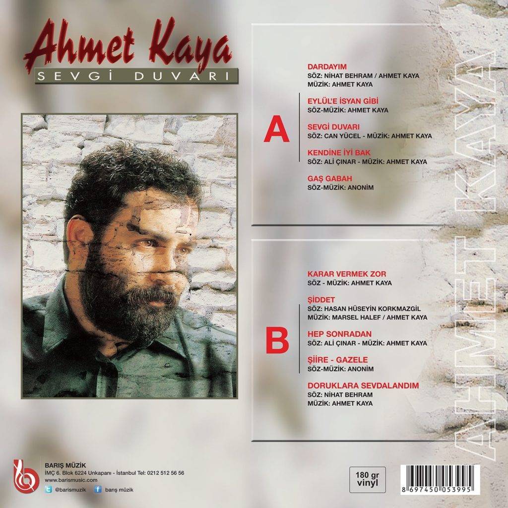 Ahmet Kaya Sevgi Duvarı türkische Schallplatte kaufen