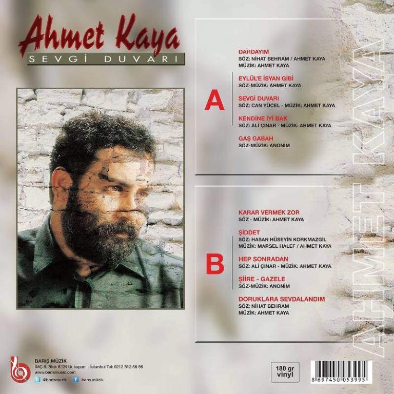 Ahmet Kaya Sevgi Duvarı türkische Schallplatte kaufen Ahmet Kaya Sevgi Duvarı türkische Schallplatte kaufen