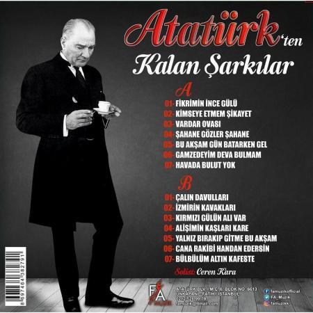Atatürkten Kalan Sarkilar plak - türkische Schallplatte-2
