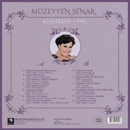 Müzeyyen Senar Plak türkische Schallplatte Klasikler 1991-1-2