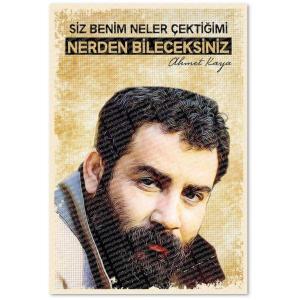 Ahmet Kaya Resim Ahsap Poster | Holzposter-11057