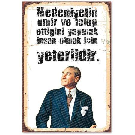 Atatürk Ahsap poster holzposter 546