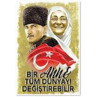 Atatürk, Zübeyde Hanim Ahsap Poster, Resim 553