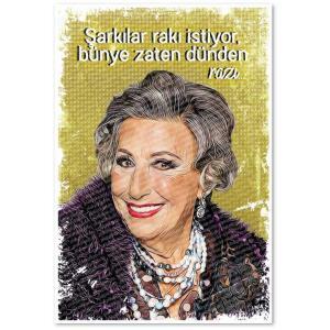 Müzeyyen Senar Ahsap (Holz) Poster, Resim-687