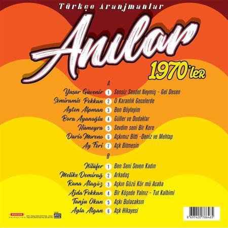Anilar 1970 türkische best of Schallplatte plak 2