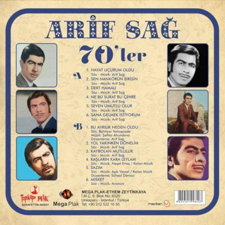 Arif Sag 70'ler plak - türkische Schallplatte 2