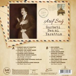 Arif Sag plak - gurbeti ben mi yarattım - türkische Schallplatte 3