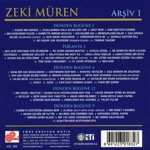 Zeki Müren 5xCD Arsiv 1 Karisik türk sanat müzigi 2