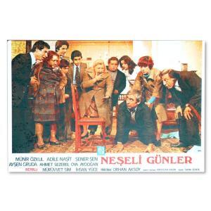 Neseli Günler Yeşilçam Film Poster - Holzposter | Ahsap Resim