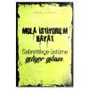 Duvar Yazilari - Mola - Ahsap Poster | Holzposter