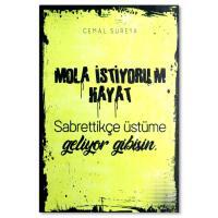 Duvar Yazilari - Mola - Ahsap Poster | Holzposter