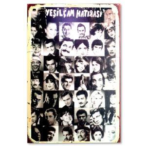 Yeşilçam Hatırası Duvar Resmi | Nostalji Poster | Holzposter