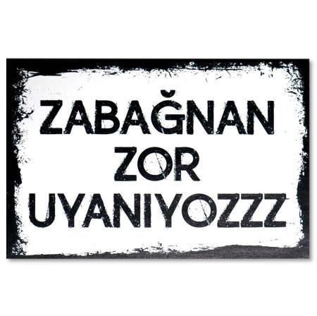 Duvar Yazilari - Zabagnan - Ahsap Resim | Holzposter