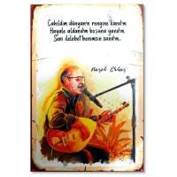 Neset Ertas Resim - Sözler Ahsap Poster | Holzposter 1464