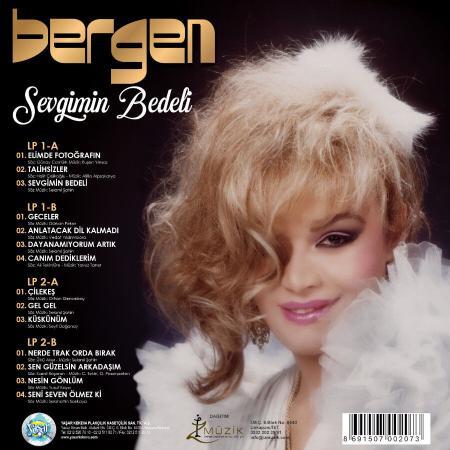 Bergen - Sevgimin Bedeli - Plak - türkische Schallplatte 2