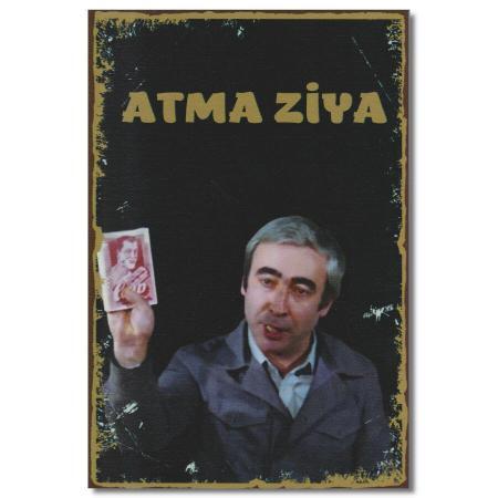 Sener Sen "Atma Ziya" Poster Ahsap Resim | Holzposter 10149
