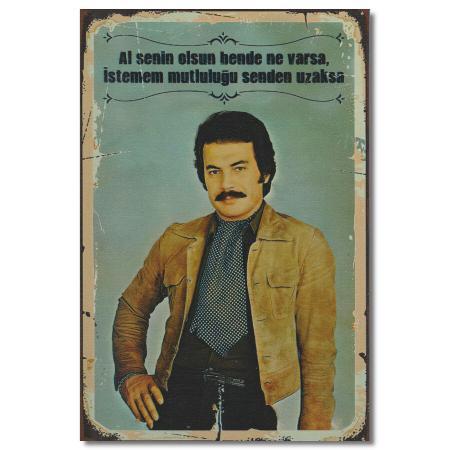 Orhan Gencebay Holz (Ahsap) Poster - Nostalgie 1007