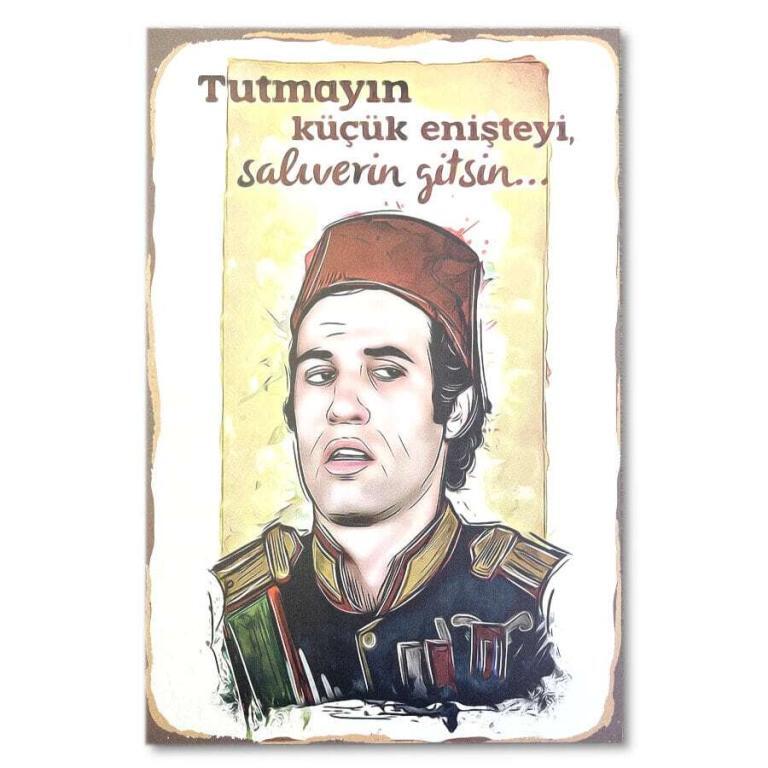 Kemal Sunal Tosun Pasa Yeşilçam Poster - Ahsap 11291