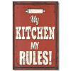 My Kitchen My Rules Wandbild