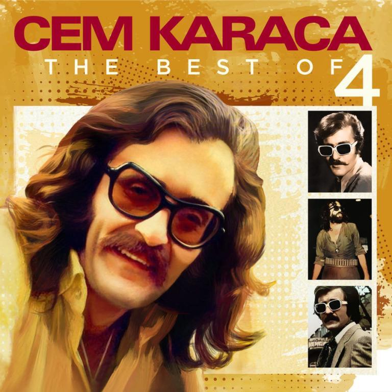 Cem Karaca plak - the best of 4 türkische Schallplatten