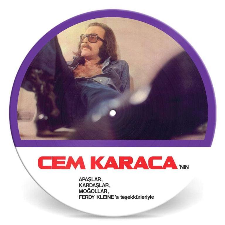 Cem Karaca resimli plak - Schallplatte mit Bild - Picture Disc