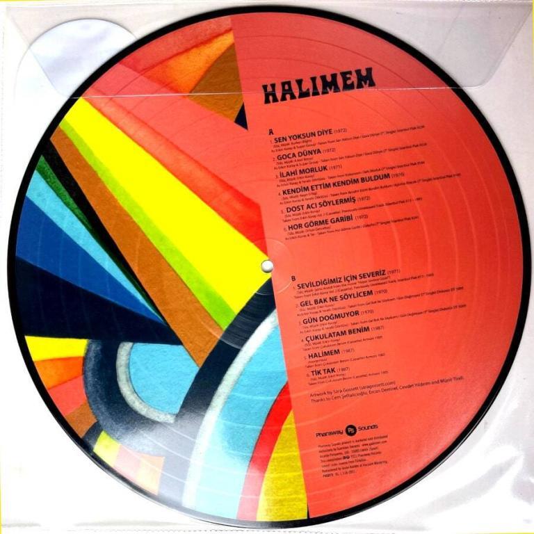 Erkin Koray türkische Schallplatte mit Bild - Picture Disc 2