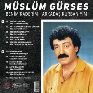 Müslüm Gürses Plak - Benim Kaderim / Arkadas Kurbaniyim - Schallplatte 2
