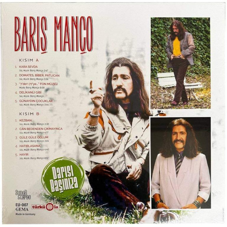 Baris Manco türkische Schallplatte - Darisi basiniza 2