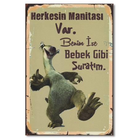 Duvar Yazisi Herkesin Manitasi Poster