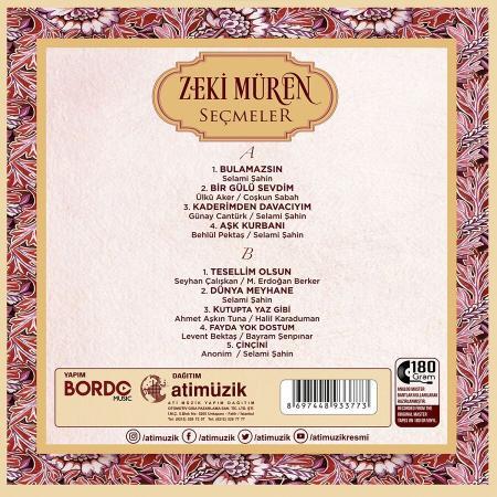 Zeki Müren Secmeler Plak türkische Schallplatte-2