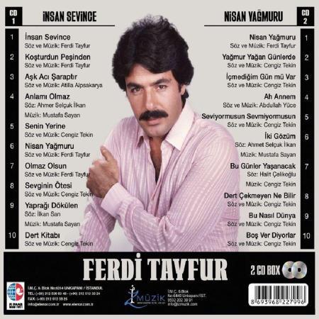 Ferdi Tayfur 2x CD - Insan Sevince Nisan Yagmuru – Bild 2