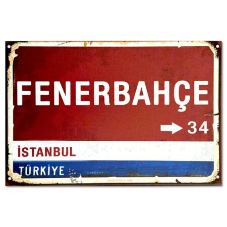 Fenerbahce Poster Duvar Resmi | Ahsap Poster | Holzposter -3