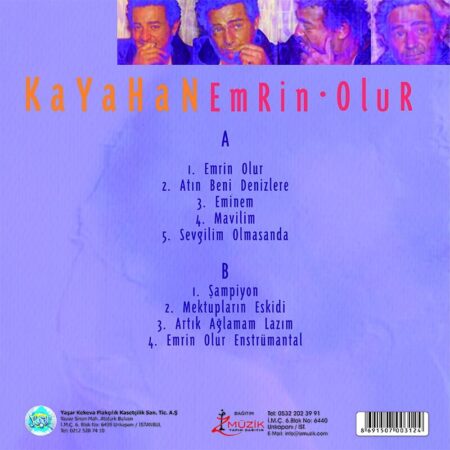 Türkce PlakKayahan - Emrin Olur (Plak)Türkische Schallplatte