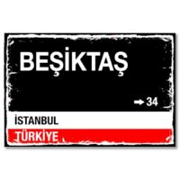 Duvar Resmi Holzposter Besiktas Istanbul