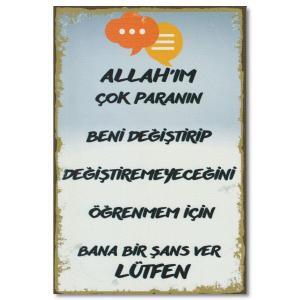 Allahim cok paranin duvar yazisi poster 10152