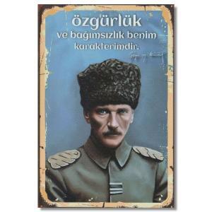 Atatürk Poster Ahsap Resim - Wandbild 1088