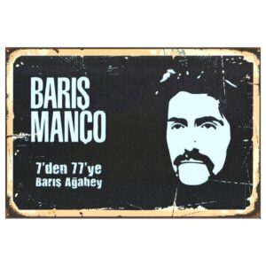 Baris Manco Holzposter, Ahsap Poster, Resim