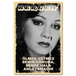 Bergen Ölmek Yetmez Ahsap Poster Holzbild