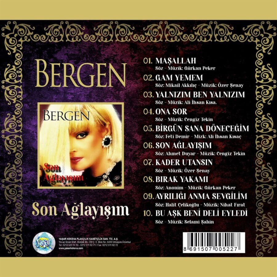 Bergen CD - Son Aglayisim 2 Bergen CD - Son Aglayisim – Bild 2