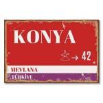 Duvar Resmi Ahsap Poster - Holzposter - Konya