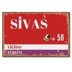 Duvar Resmi Ahsap Poster - Holzposter - Sivas Yigido