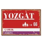 Duvar Resmi Ahsap Poster - Holzposter - Yozgat