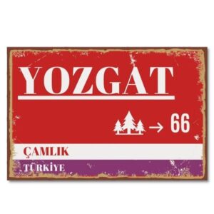 Duvar Resmi Ahsap Poster - Holzposter - Yozgat