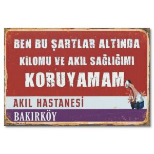 Duvar Yazisi Poster Ben Bu Sartlar Altinda
