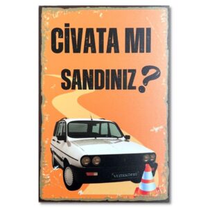 Holzposter Duvar Yazisi Civata mi Sandiniz