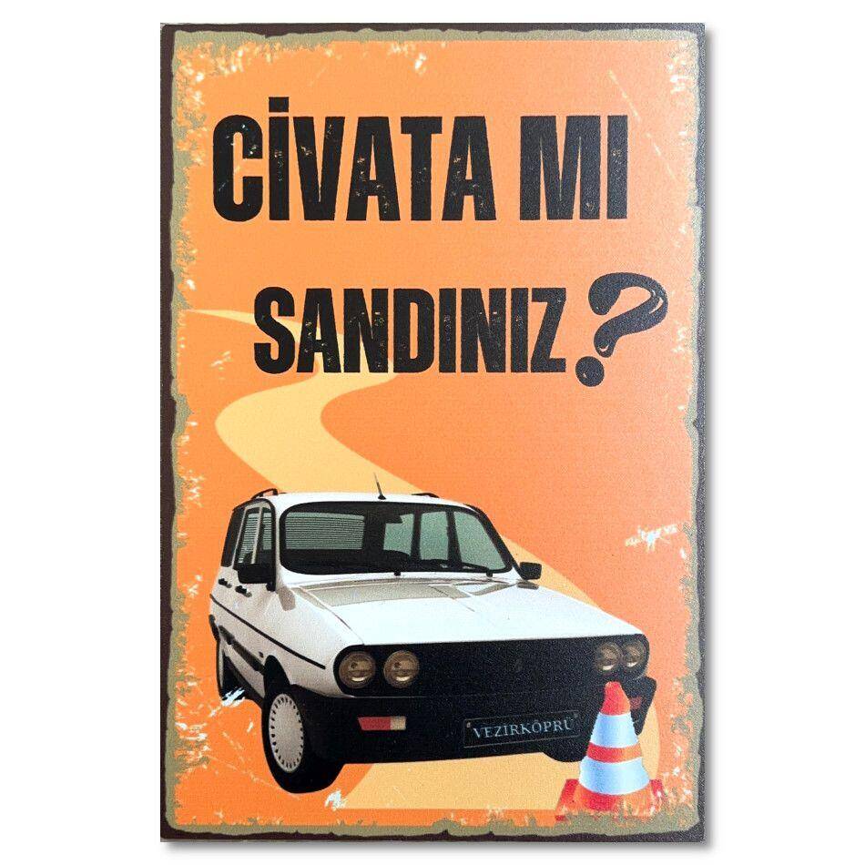 Holzposter Duvar Yazisi Civata mi Sandiniz