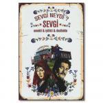 Holzposter Selvi Boylum Sevgi neydi