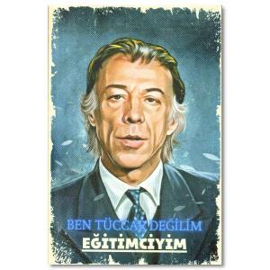 Mahmut hoca Münir Özkul Ahsap Poster Holzposter