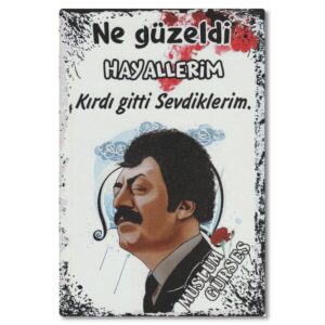 Müslüm Gürses Ahsap Poster Holzposter resim MG006.