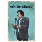 Müslüm Gürses Holzposter Ahsap resim MG003